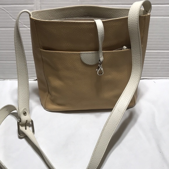 Eximious pebble leather shoulder bag. Made in Italy. NWOT - Picture 3 of 8